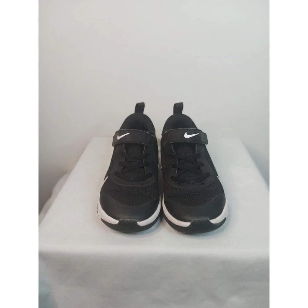 Nike Shoes Unisex Kids Size 1.5Y Black White Mesh Low Top Sneakers DM9026-002